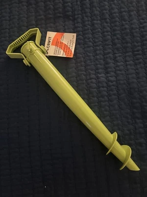 1 X Soporte para sombrilla de playa ancla espiral estaca arena soporte para sombrilla caña de pescar Foto 1 de 2