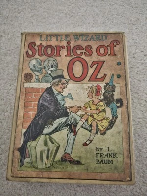 LITTLE WIZARD STORIES OF OZ FRANK BAUM SCARCE BOOK REILLY BRITTON 1914  - Image 1 of 4