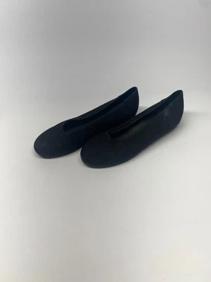 Eileen Fisher женщин Una скрытый черный замшевый на танкетке балет плоский размер 10 M - Изображение 1 из 4