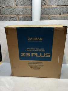 ZALMAN Z3 Plus ATX Mid Tower PC Case - - With Instructions - Brand New In Box - Picture 1 of 17