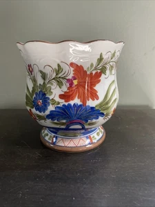 Vintage LJ Original "Country Festival" 03420 handbemalte Vase - eingestellt - Bild 1 von 5