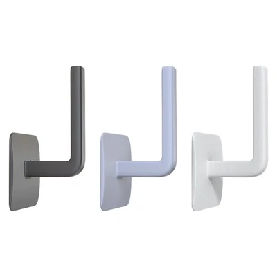 Gancho de almacenamiento en forma de L montado en la pared ganchos adhesivos bolso toalla llavero colgante Foto 1 de 4