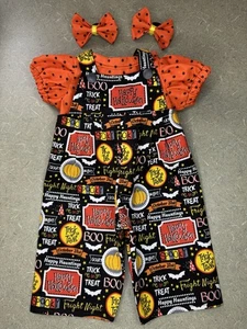 16”-18” Kohl Patch Kinder Halloween Overall Outfit Schleifen CPK Puppenkleidung - Bild 1 von 4