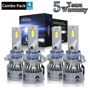 For Toyota Land Cruiser 1991-2007 LED Headlight Conversion Kit Hi/Lo Beam Bulbs - Picture 1 of 11