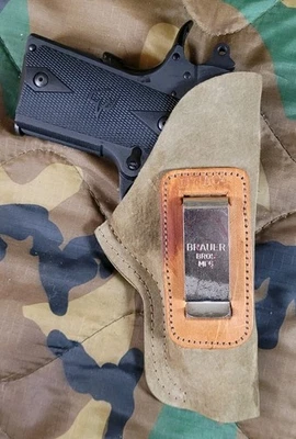Brauer Bros Soft Leather Iwb Holster For Officer's Size 1911 Right Hand - Image 1 of 4