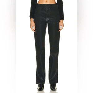 GRLFRND Harlow High-Rise Bootcut Jeans w/ Slit Hem Manhattan Black - Size 30 - Picture 1 of 13