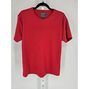 Twillory Performance Mens Sz L Short Sleeve Athletic T Shirt Solid Red - Picture 1 of 3