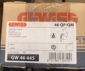 10x Gewiss Serratura A Chiave GW46445 - Foto 1 di 2