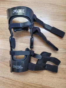 OSSUR FLEX PCL KNEE BRACE INNOVATION SPORTS POST OPERATION CARBON RIGHT XL BEST - Picture 1 of 9