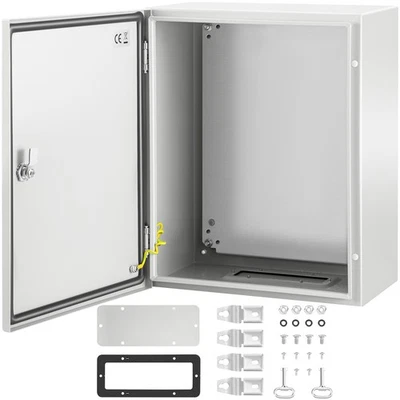 Steel Electrical Box Electrical Enclosure Box 20x16x10'' Carbon Steel IP65 - Image 1 of 4