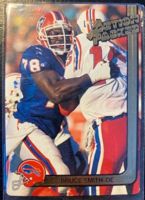 Bruce SMITH 1991 Action Packed Hi-Pro MKTG Gold #17 Buffalo Bills - Image 1 of 2