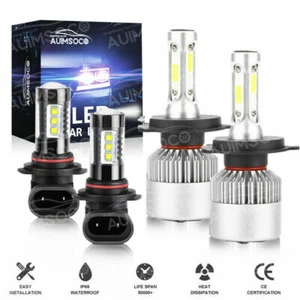 For Toyota Hilux 2004-2019 6000K LED Lamps Hi/Lo Beam + Fog Light Bulbs Kit - Picture 1 of 24