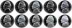 1970-1979 S Complete Set Jefferson Nickel Gem Proof Run 10 Coins US Mint 1970's