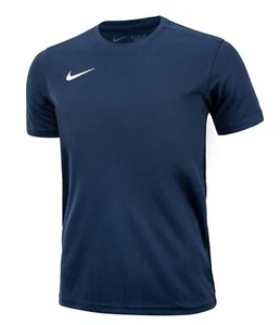 Nike Youth DRY Park 7 Shirts Run Navy Athletic Kid Casual Tee Shirt BV6741-410 - Picture 1 of 5