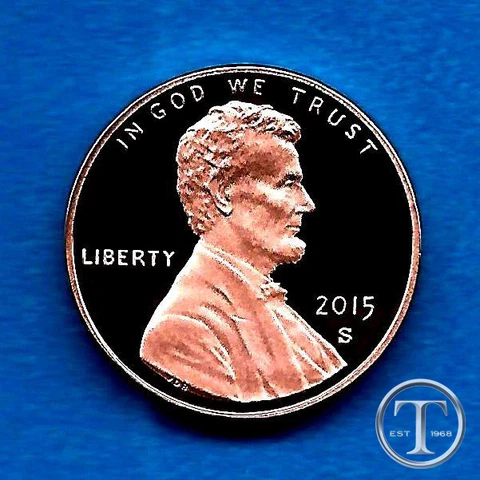 2015 Proof Lincoln Cent- Gem Proof Deep Cameo-In Stock Cover