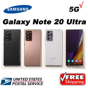 New Sealed Samsung Galaxy Note 20 Ultra 5G 12GB+128-512GB Unlocked-All Colors US - Picture 1 of 13