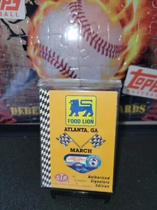 Paquete de 4 tarjetas Food Lion Richard Petty Signature Edition 1992 Atlanta Ga March - Imagen 1 de 2