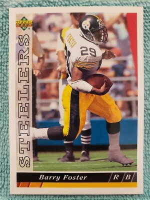1993 UPPER DECK BARRY FOSTER #345 PITTSBURGH STEELERS  - Image 1 of 4