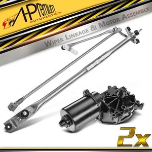 Front Windshield Wiper Linkage Assy w/ Motor for Chevy Express Savana 2500 1500 - Picture 1 of 8