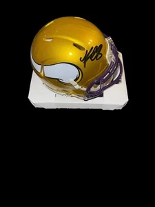 KIRK COUSINS Signed MINNESOTA VIKINGS NFL FLASH Mini Helmet QB BAS - Picture 1 of 1