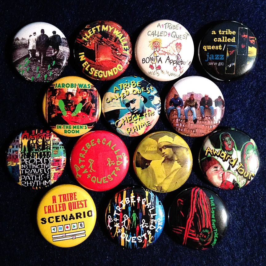 14 botones A Tribe Called Quest ATCQ 1" Low End Theory Q-Tip Golden Era Hip Hop Foto 1 de 4