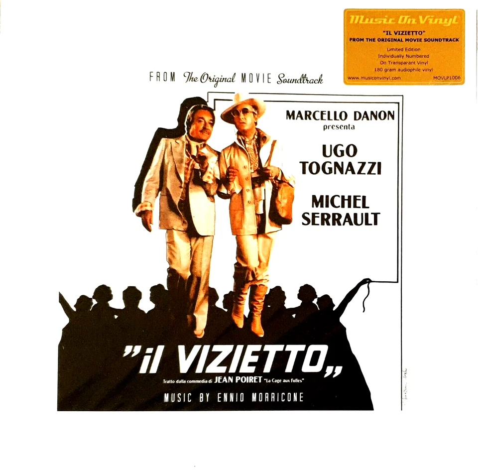 Ennio Morricone-Il Vizietto Transparent Vinyl LP Ltd Ed-Numbered La Cage Au Foll - Image 1 of 1