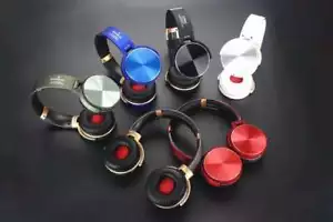 Wireless Headphones Bluetooth Connection Built In Mic Noise Cancellation Headset - Picture 1 of 5