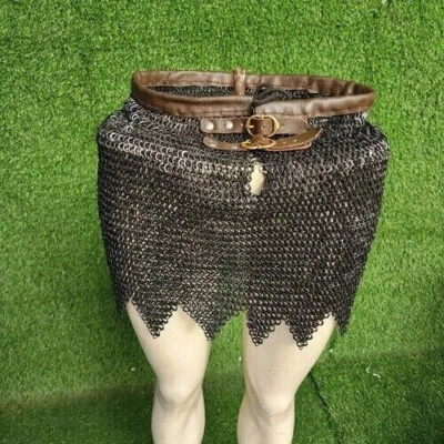 Chainmail Skirt Zig Zag Flat Ring with soiled ring 6 mm Chainmail Skirt - Image 1 of 2