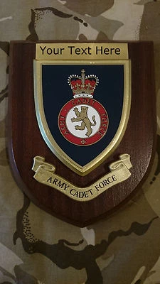 Army Cadet Force ACF Personalised Military Wall Plaque UK Made for MOD