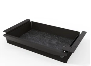 Unterbauschublade Schreibtisch Unterbau - Schublade Hängeschublade schwarz - Bild 1 von 4