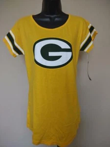 New Green Bay Packers Youth Girls Size XL 16 Yellow Shirt MSRP $30 - Picture 1 of 5
