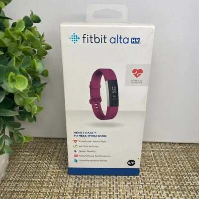 Fitbit ALTA HR FB408SPMS Small Fuschia Purple Classic Band - READ New FOR PARTS - Image 1 of 4