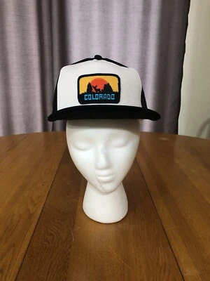 Vintage Colorado Mesh Patch Trucker Hat Cap Snapback Deer Sunset Souvenir Cool - Image 1 of 4