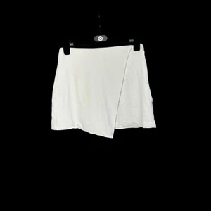 Abercrombie & Fitch White Scarlett Linen Blend Wrap Skort NWT $64 Size XS - Picture 1 of 9