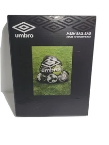 Neue Umbro Netz Balltasche mit Kordelzug für 10 Fußbälle. - Bild 1 von 2