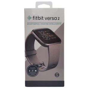 New Fitbit Versa 2 Health & Fitness Smartwatch Authentic Activity Tracker Gray - Picture 1 of 1