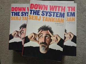 Serj Tankian System Of A Down Autographed  SIGNED “Down With The system” Book - Picture 1 of 3