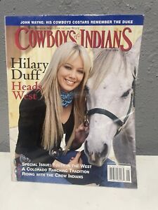 JUNE 2004 - COWBOYS AND INDIANS magazine - HILARY DUFF
