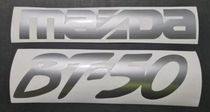 Mazda BT-50 Ute tray Vinyl sticker / decal pack in Silver or Gunmetal metallic.. - Picture 1 of 11
