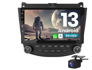 Autoradio per Honda Accord 2003-2007 Android 13 autoradio con 10,1 pollici IPS a - Foto 1 di 6