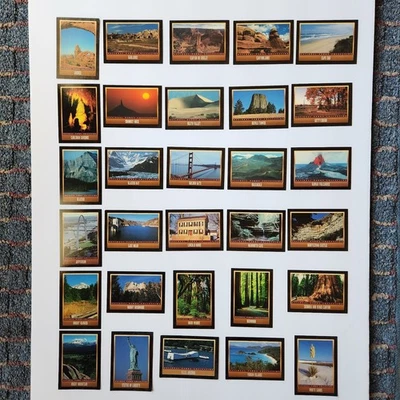 National Park Collection 30 Loose Cards from Open Set Trading Cards - Image 1 of 3