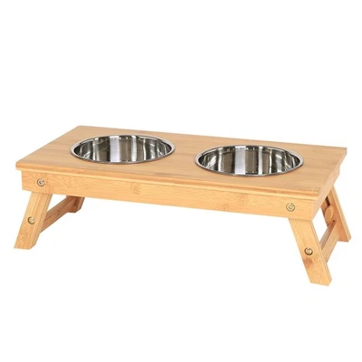 lionto höhenverstellbarer Hundenapf Futterstation Futterbar Napf für Haustiere - Bild 1 von 4