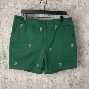 Polo Ralph Lauren P Wing Shorts XL Green Prepster Stretch Classic Fit 6" Chino - Picture 1 of 13