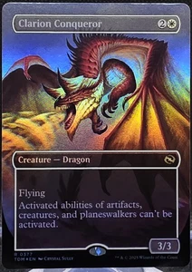 Clarion Conqueror #377 Tarkir: Dragonstorm lámina sin bordes rara - Imagen 1 de 2