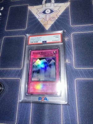 YUGIOH RP02-EN007 MIRROR WALL ULTRA RARE HOLO FOIL PSA 9 MINT #43149656 - Image 1 of 2