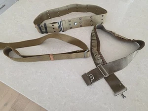 Vintage Military Belts Lot Of 3 - Picture 1 of 5