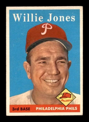 1958 Topps #181 Willie Jones   VG/VGEX X3550885 - Image 1 of 3