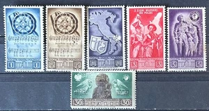 6 Italian stamps commemorating the Polish Legion war in 1946 - Picture 1 of 2