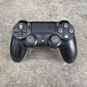 Manette sans fil officielle OEM Sony PlayStation 4 PS4 DualShock testée noire - Photo 1/10