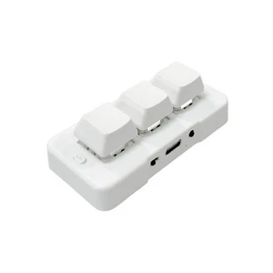 2X(MK321BT 3-Tasten MaßGeschneiderte Mechanische Tastatur, Schalter7601 - Bild 1 von 10
